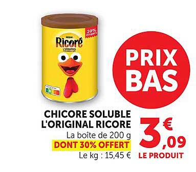 CHICORE SOLUBLE L'ORIGINAL RICORE