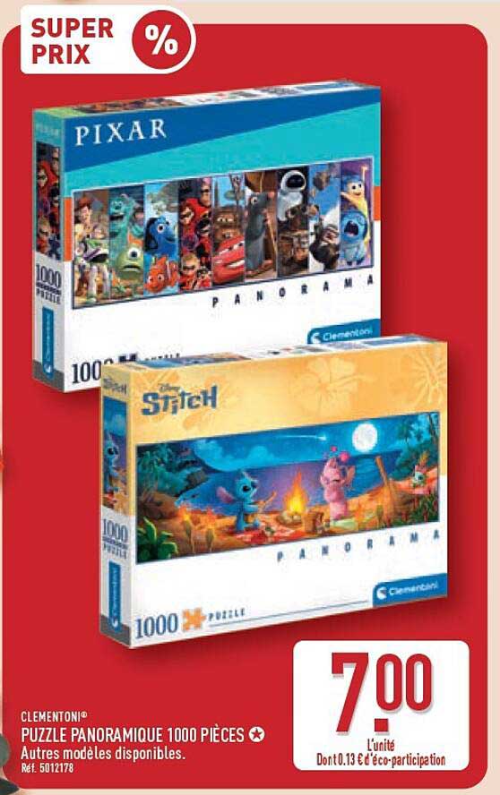 CLEMENTONI® PUZZLE PANORAMIQUE 1000 PIÈCES