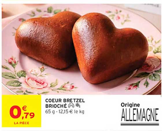 COEUR BRETZEL BRIOCHÉ
