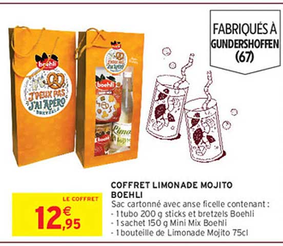 COFFRET LIMONADE MOJITO BOEHLI