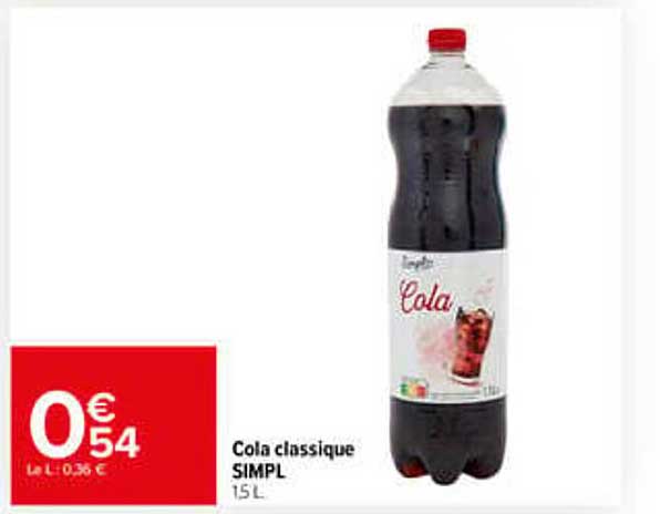 Cola classique SIMPL 1,5 L