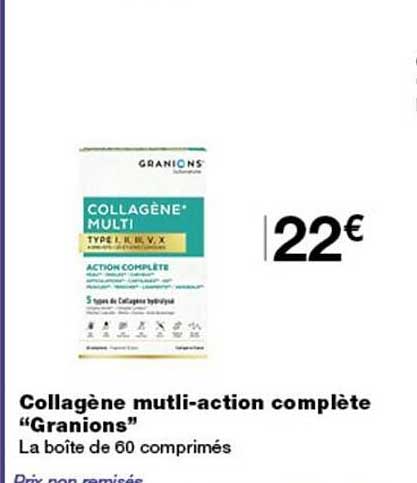 Collagène multi-action complète “Granions”