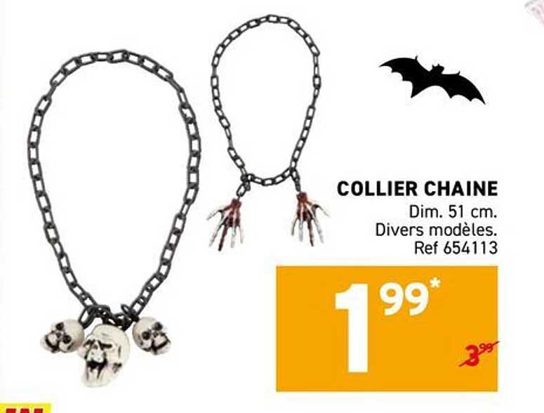 COLLIER CHAINE