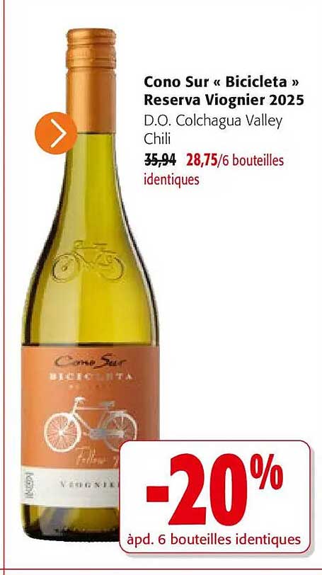 Cono Sur « Bicicleta » Reserva Viognier 2025