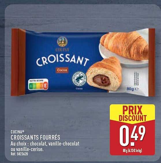 CROISSANTS FOURRÉS
