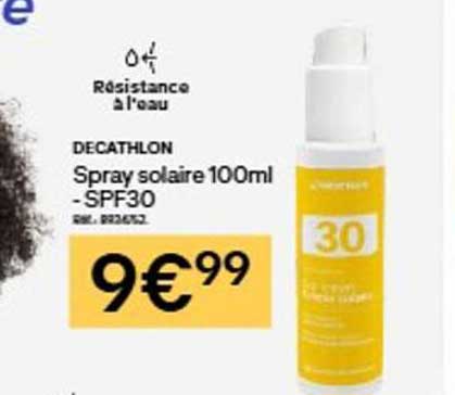 DECATHLON Spray solaire 100ml - SPF30