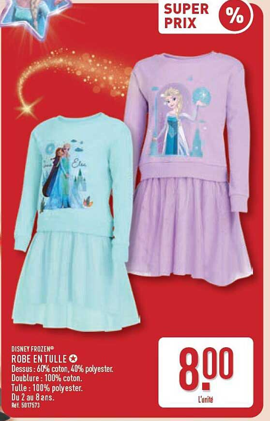 DISNEY FROZEN® ROBE EN TULLE