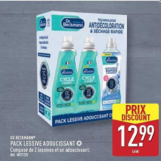 DR. BECKMANN® PACK LESSIVE ADOUCISSANT