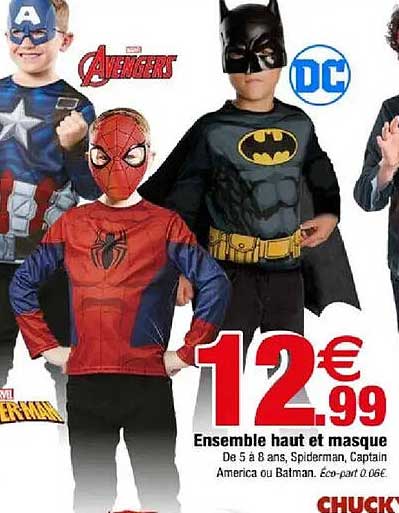 Ensemble haut et masque
