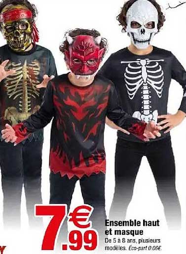 Ensemble haut et masque
