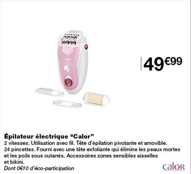 Épilateur électrique “Calor”