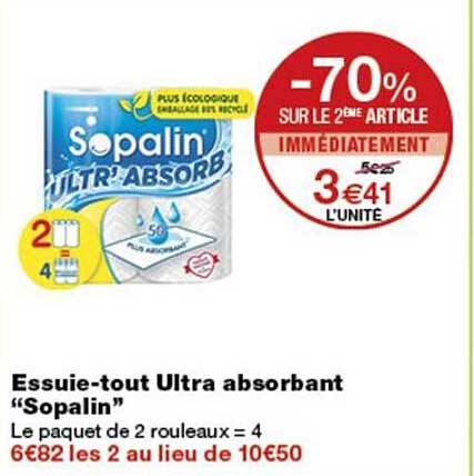 Essuie-tout Ultra absorbant “Sopalin”