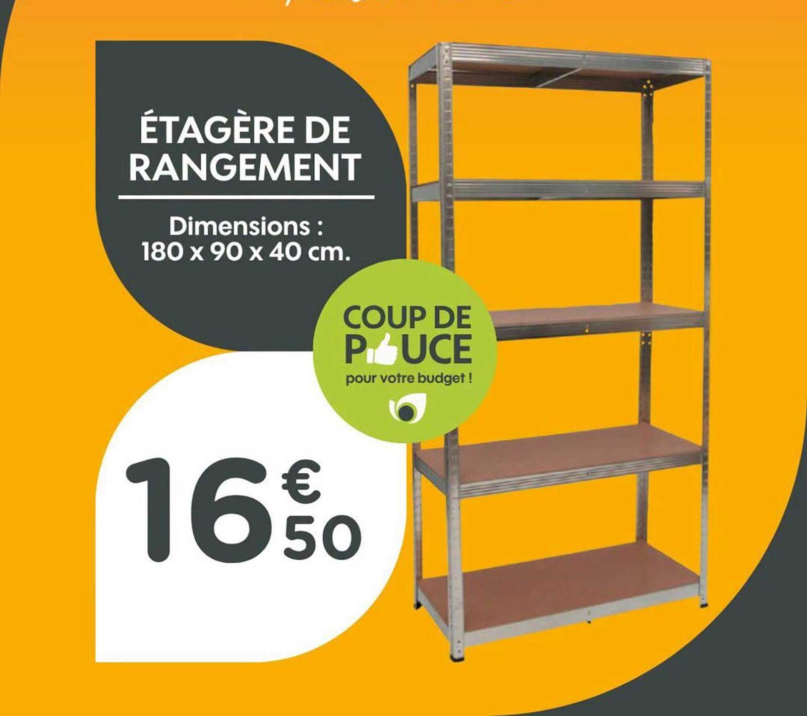 ÉTAGÈRE DE RANGEMENT