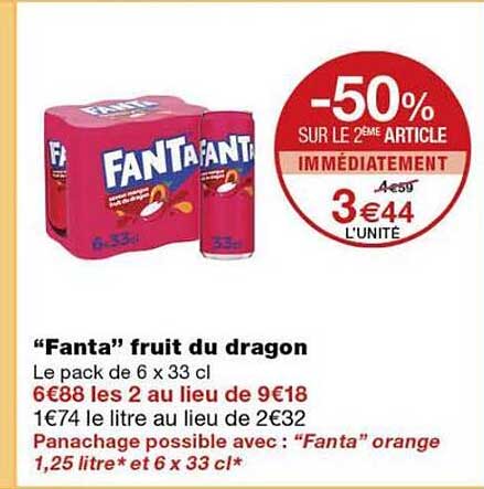 “Fanta” fruit du dragon