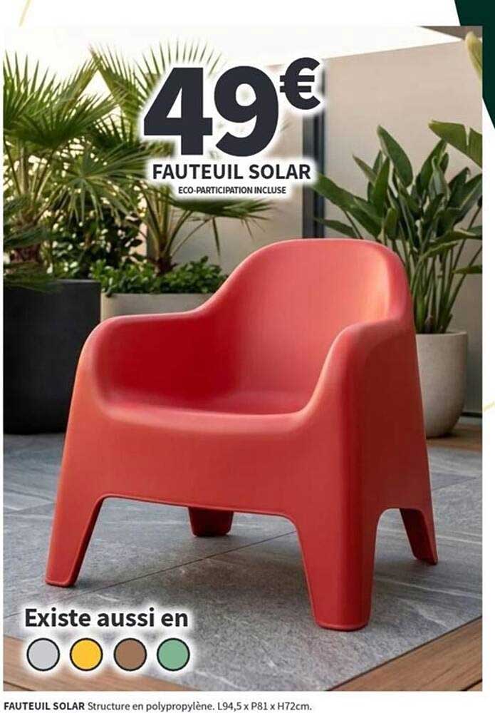 FAUTEUIL SOLAR