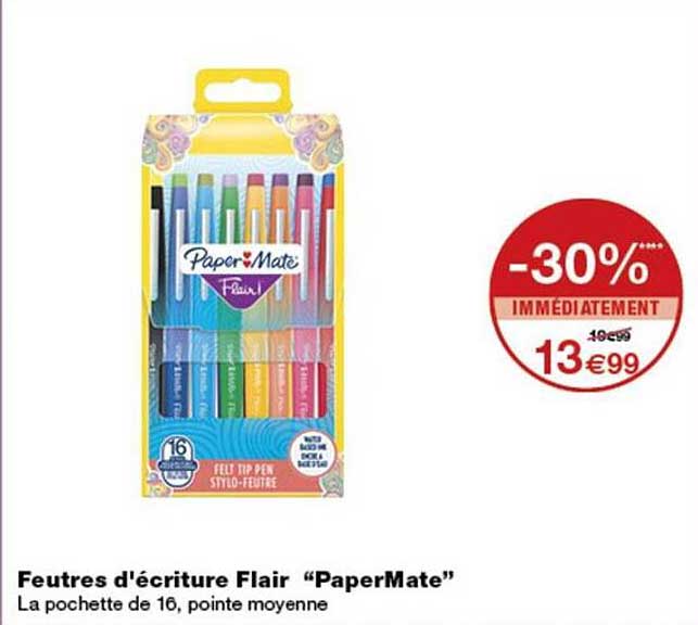 Feutres d'écriture Flair “PaperMate”