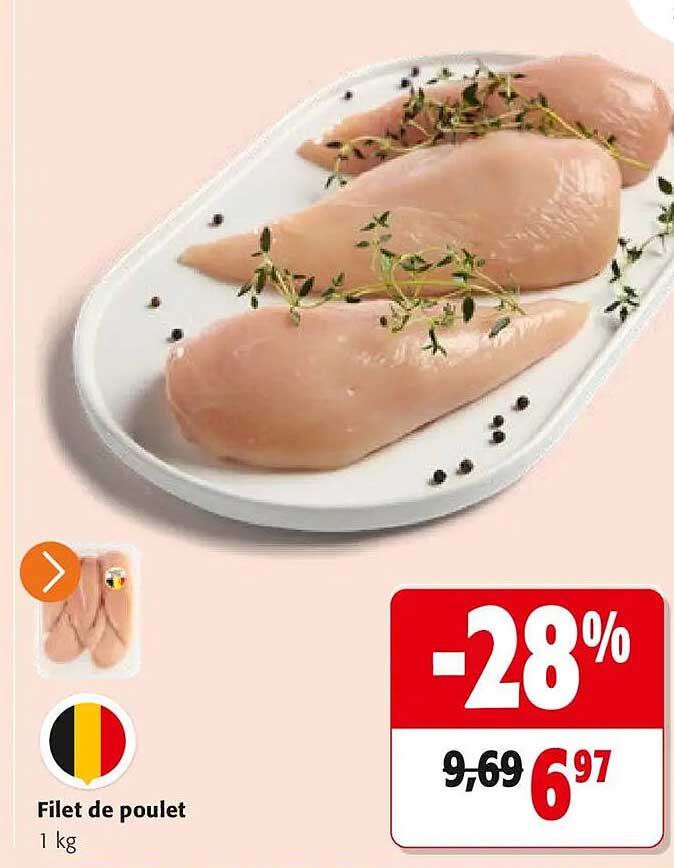 Filet de poulet
