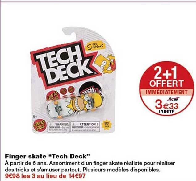 Finger skate “Tech Deck”