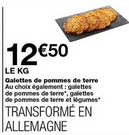 Galettes de pommes de terre