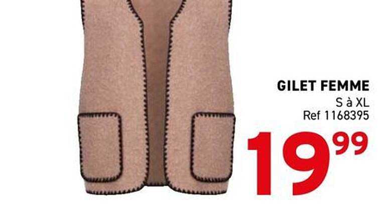 GILET FEMME S à XL Ref 1168395