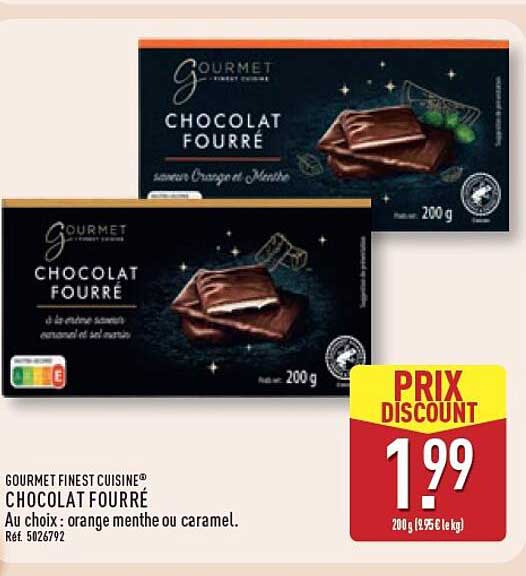GOURMET FINEST CUISINE® CHOCOLAT FOURRÉ