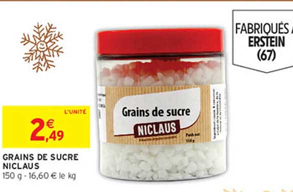 GRAINS DE SUCRE NICLAUS