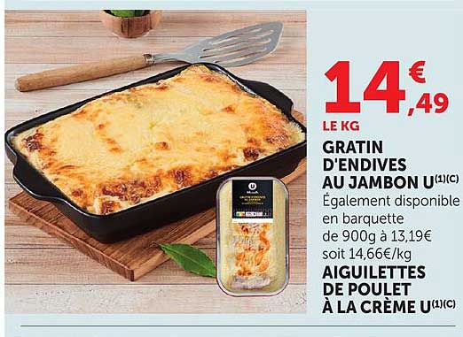 GRATIN D'ENDIVES AU JAMBON U(1)(C)