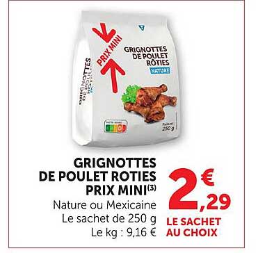 GRIGNOTTES DE POULET ROTIES PRIX MINI(3)
