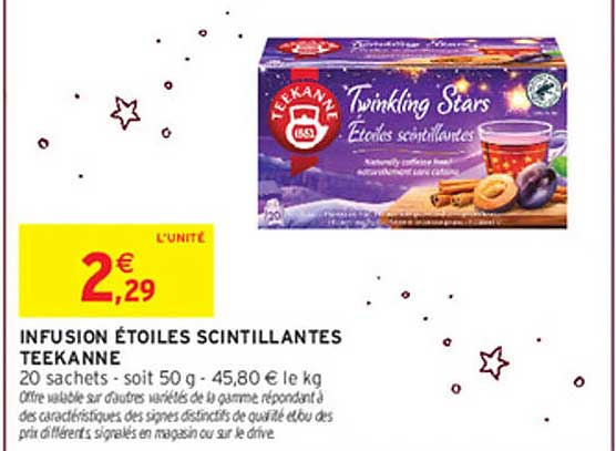 INFUSION ÉTOILES SCINTILLANTES TEEKANNE