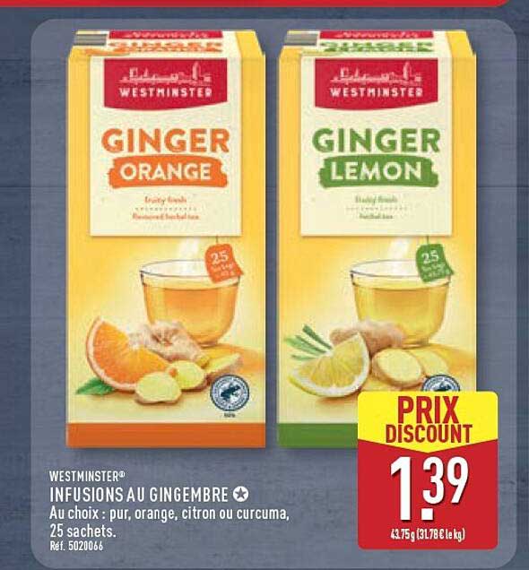 INFUSIONS AU GINGEMBRE