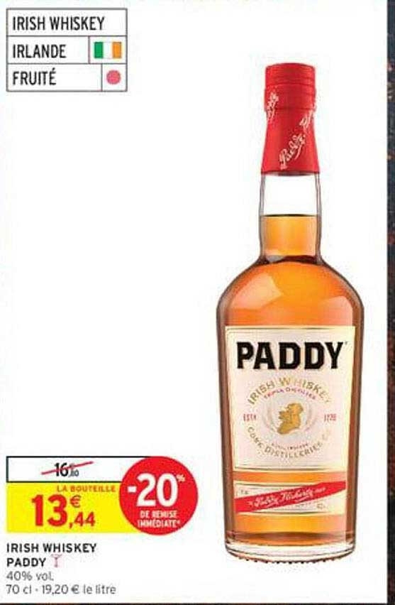 IRISH WHISKEY PADDY