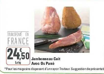 Jambonneau Cuit Avec Os Pané
