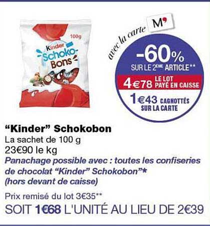 “Kinder” Schokobon