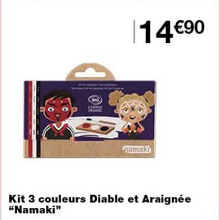 Kit 3 couleurs Diable et Araignée “Namakï”