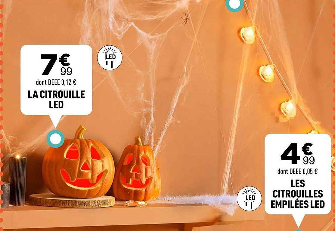 LA CITROUILLE LED
