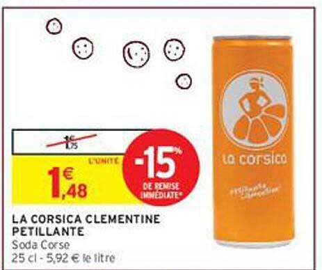 LA CORSICA CLEMENTINE PETILLANTE