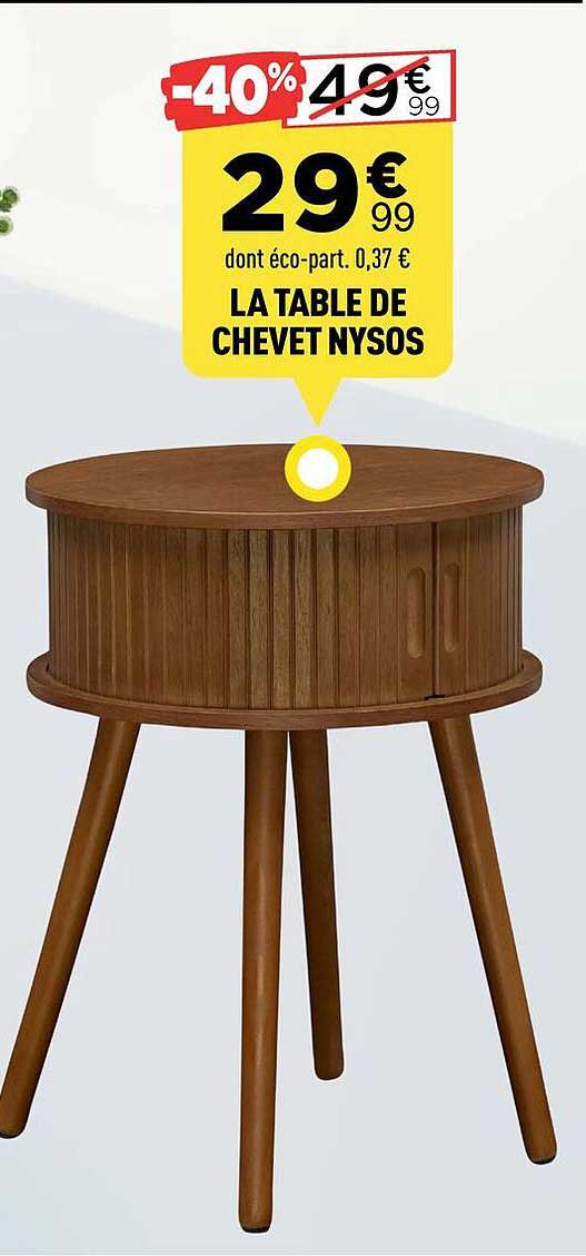 LA TABLE DE CHEVET NYSOS
