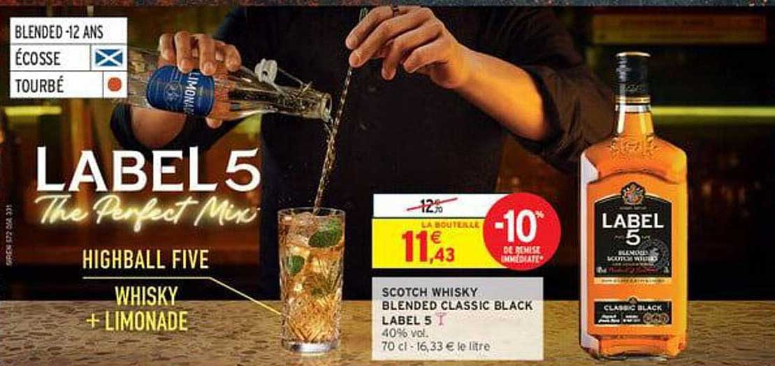 LABEL 5 The Perfect Mix HIGHBALL FIVE WHISKY + LIMONADE