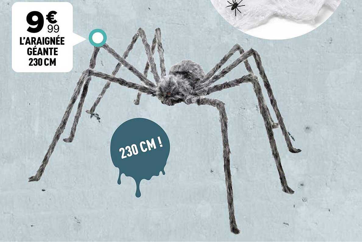 L’ARAIGNÉE GÉANTE 230 CM
