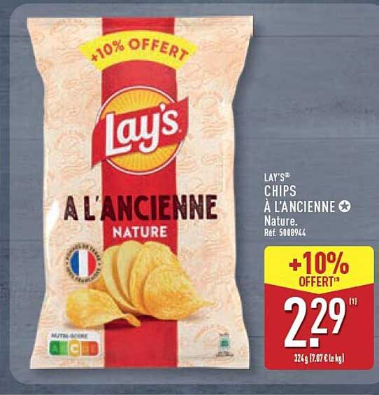 LAY'S CHIPS À L'ANCIENNE Nature