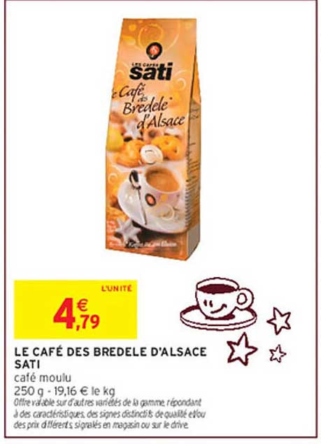 LE CAFÉ DES BREDELE D'ALSACE SATI