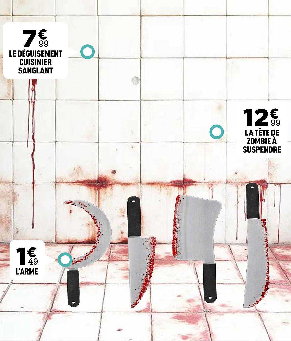 LE DÉGUISEMENT CUISINIER SANGLANT