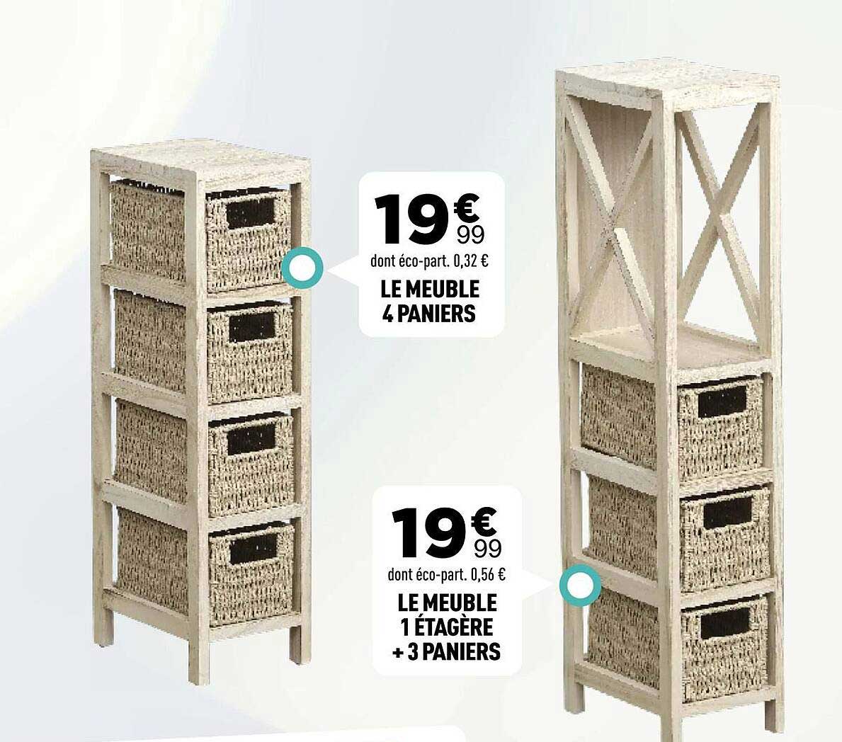 LE MEUBLE 4 PANIERS