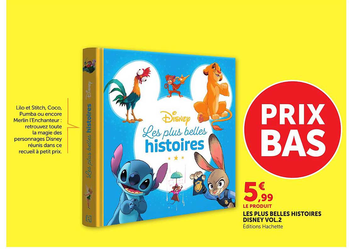 LES PLUS BELLES HISTOIRES DISNEY VOL.2
