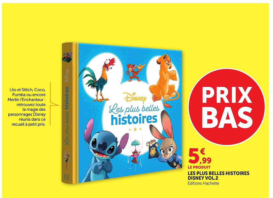 LES PLUS BELLES HISTOIRES DISNEY VOL.2