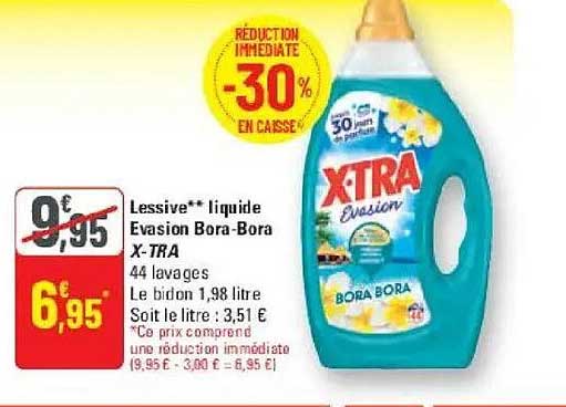 Lessive** liquide Evasion Bora-Bora X-TRA