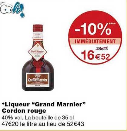 Liqueur “Grand Marnier” Cordon rouge