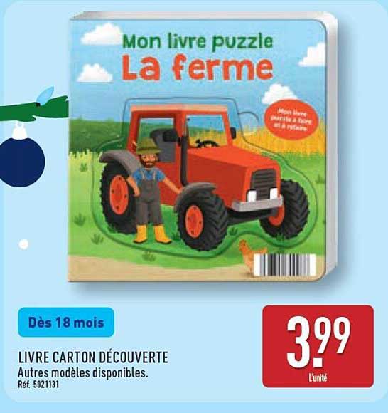 LIVRE CARTON DÉCOUVERTE