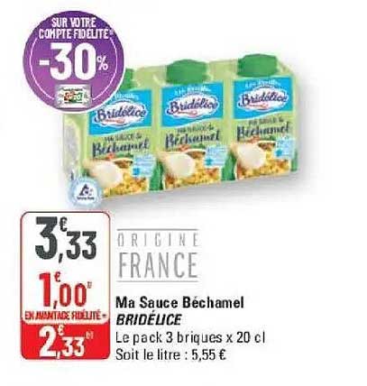 Ma Sauce Béchamel BRIDÉLICE