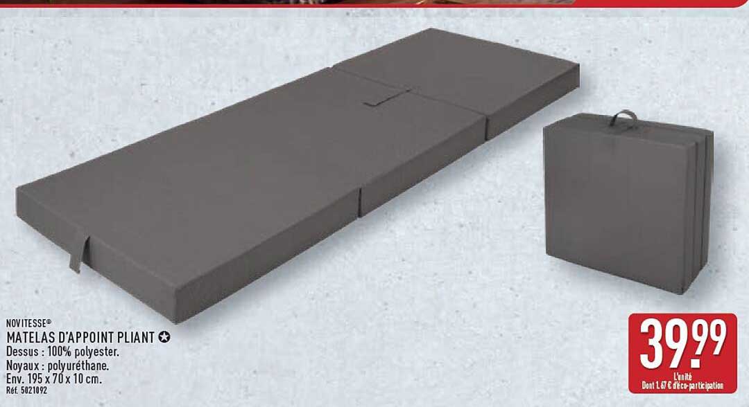 MATELAS D'APPOINT PLIANT